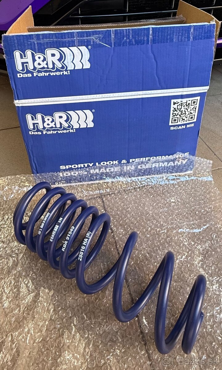 H&R struny VW Golf 7R