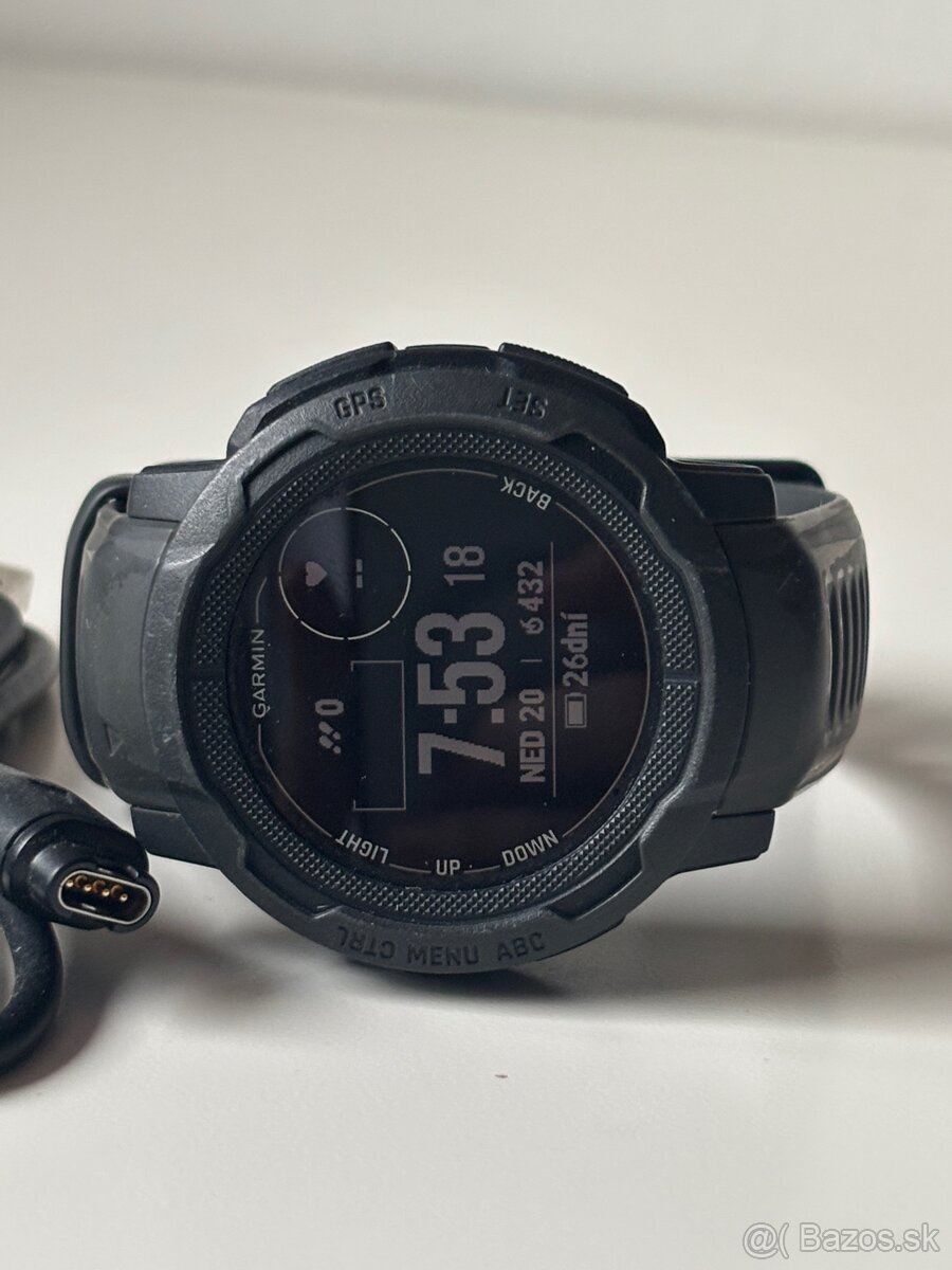 Garmin Inctinct 2, 45mm čierna farba