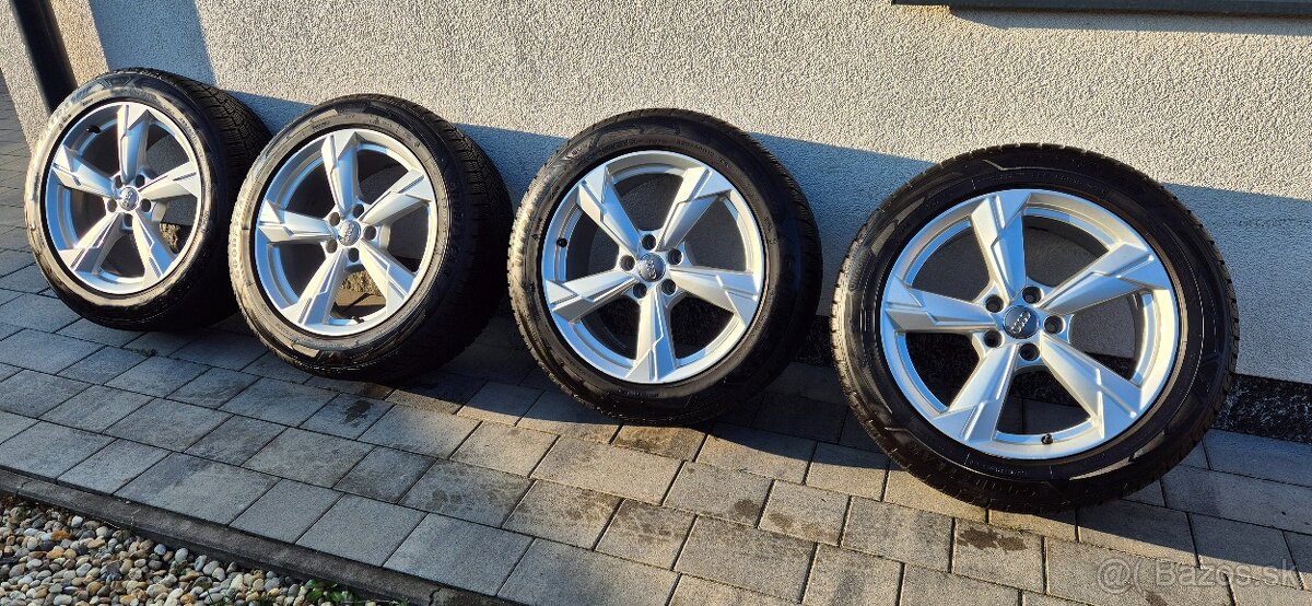 AUDI A6 C8 alu sada 18" zimné pneu goodyear 225/55 R18