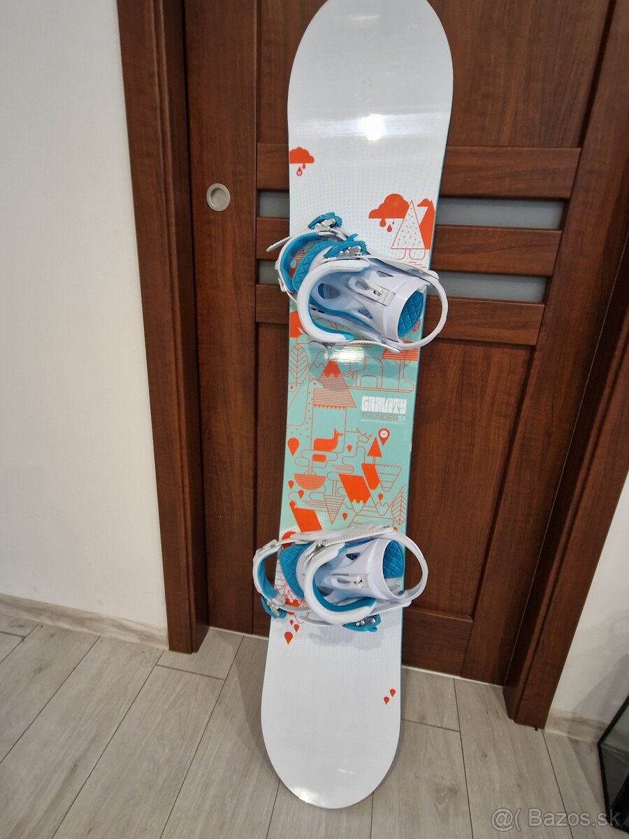 Snowboard Gravity komplet