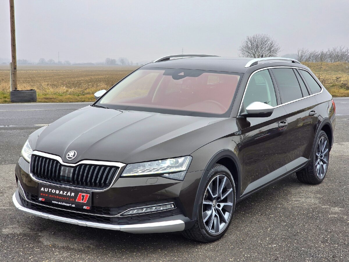 ✅️Škoda Superb Scout 2.0.TDI 4x4,Virtual,Ťažné,Kamera,DCC✅️