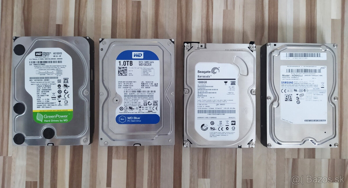 3.5" HDD 1.5TB-1TB-1TB-640GB 13-16