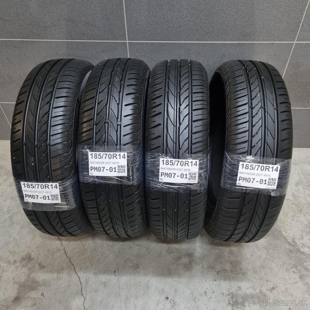 Letné pneumatiky 185/70 R14 MATADOR DOT4918