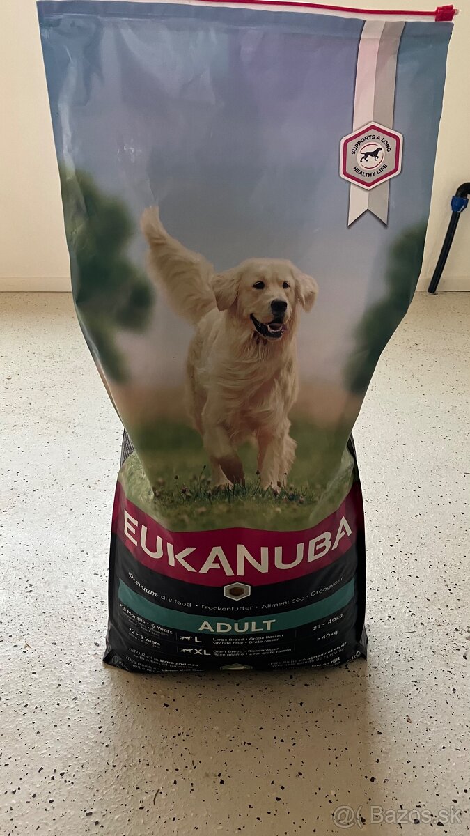 Predám granule Eukanuba 12 kg