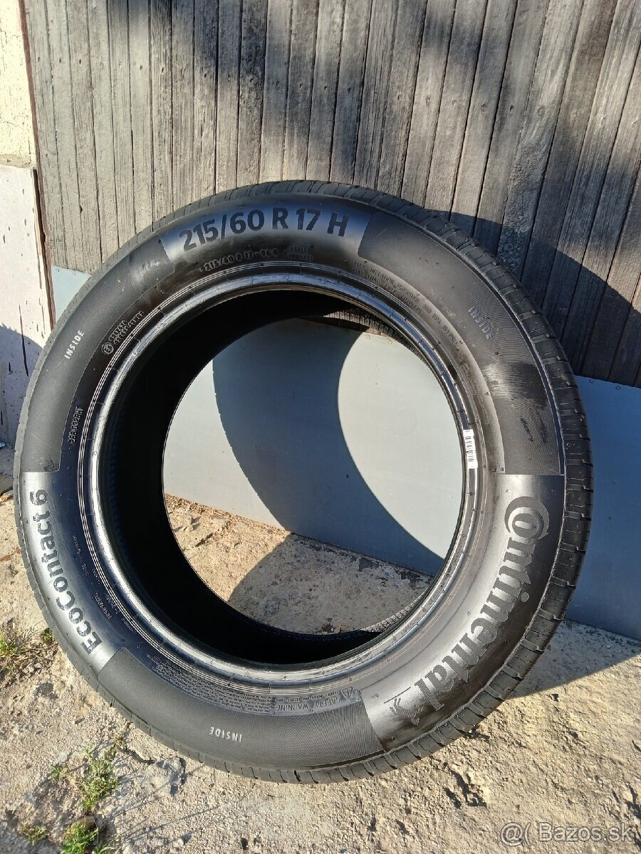 letné pneumatiky 215/60 r17