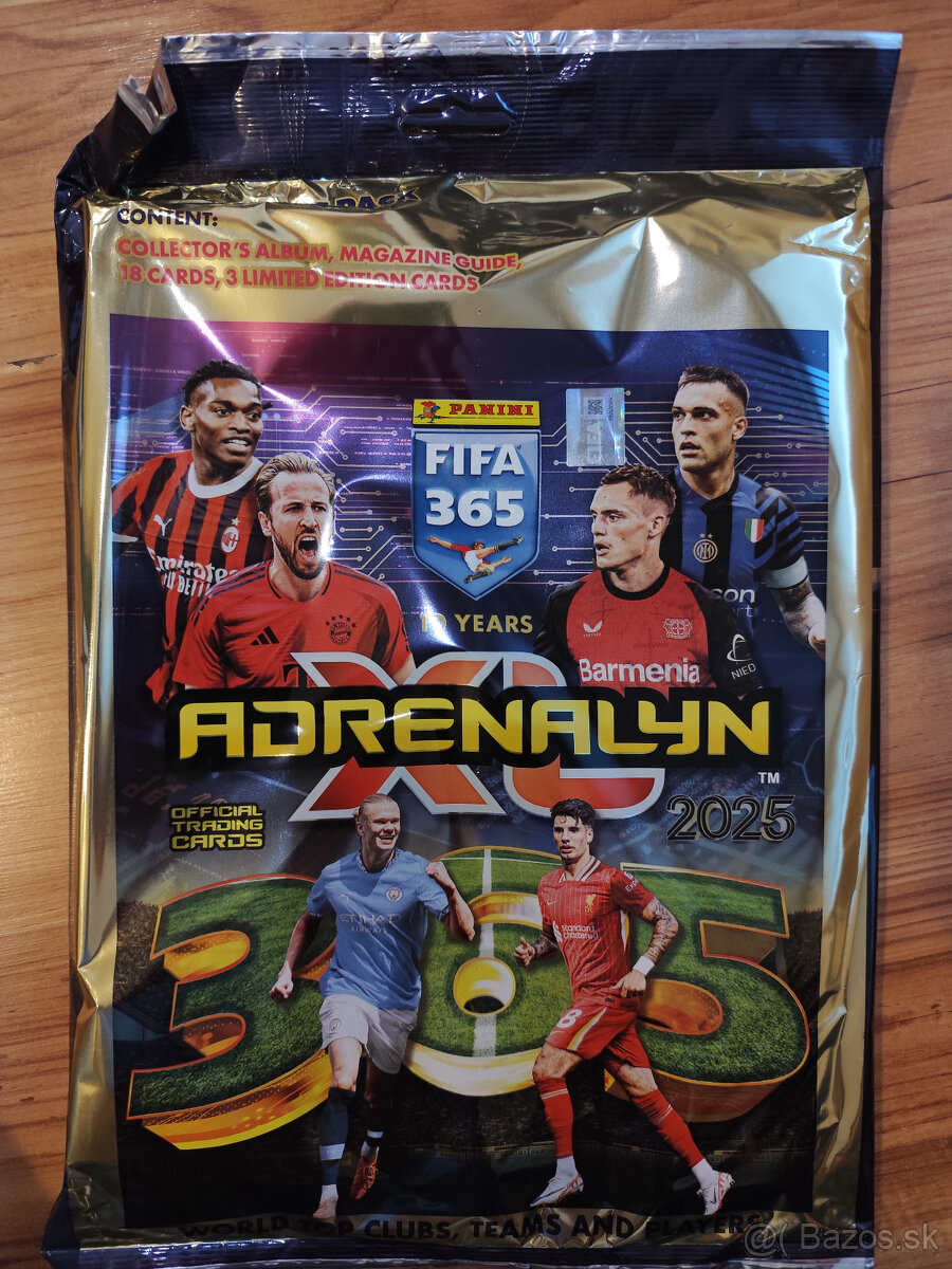 Futbalové kartičky Panini FIFA 365 2025 NEW - Starter Pack