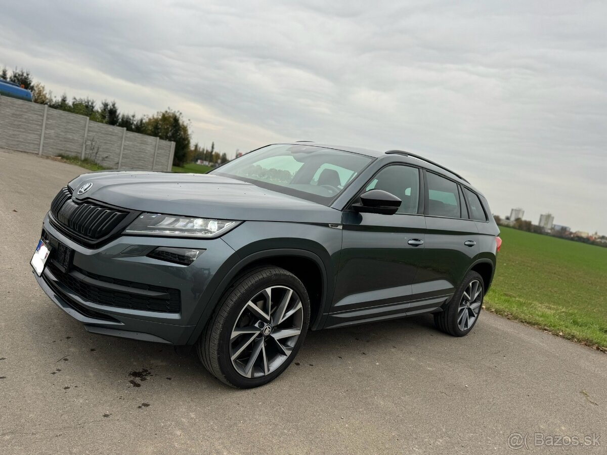 ŠKODA KODIAQ, SPORTLINE, 2.0TDi 110KW, 4x4, 7-MIEST, WEBASTO