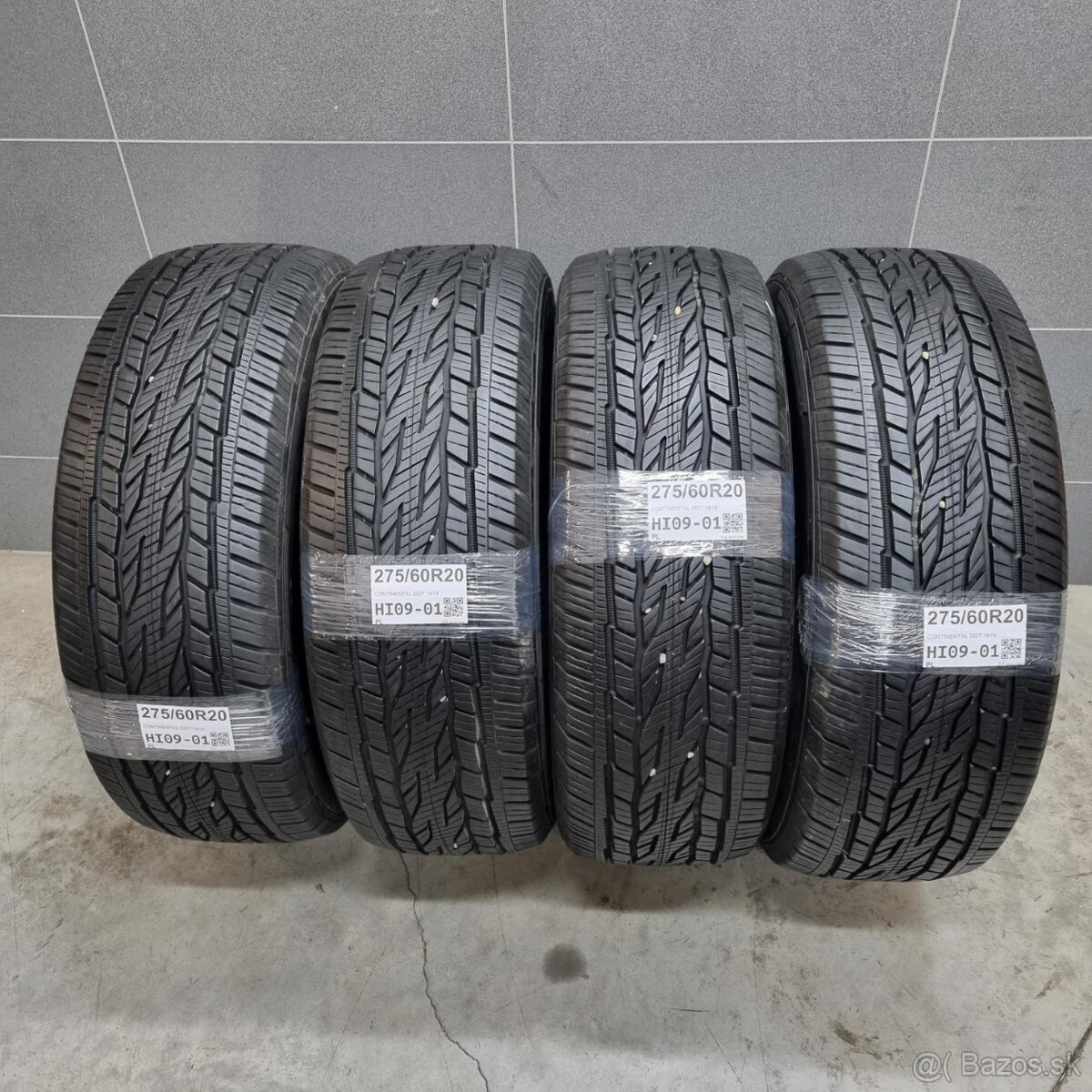 Letné pneumatiky 275/60 R20 CONTINENTAL DOT1619