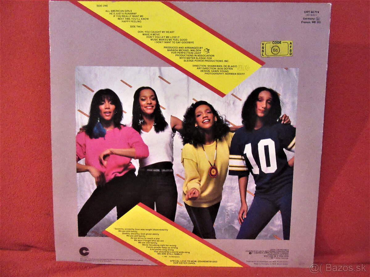 SISTER SLEDGE - LP  platna