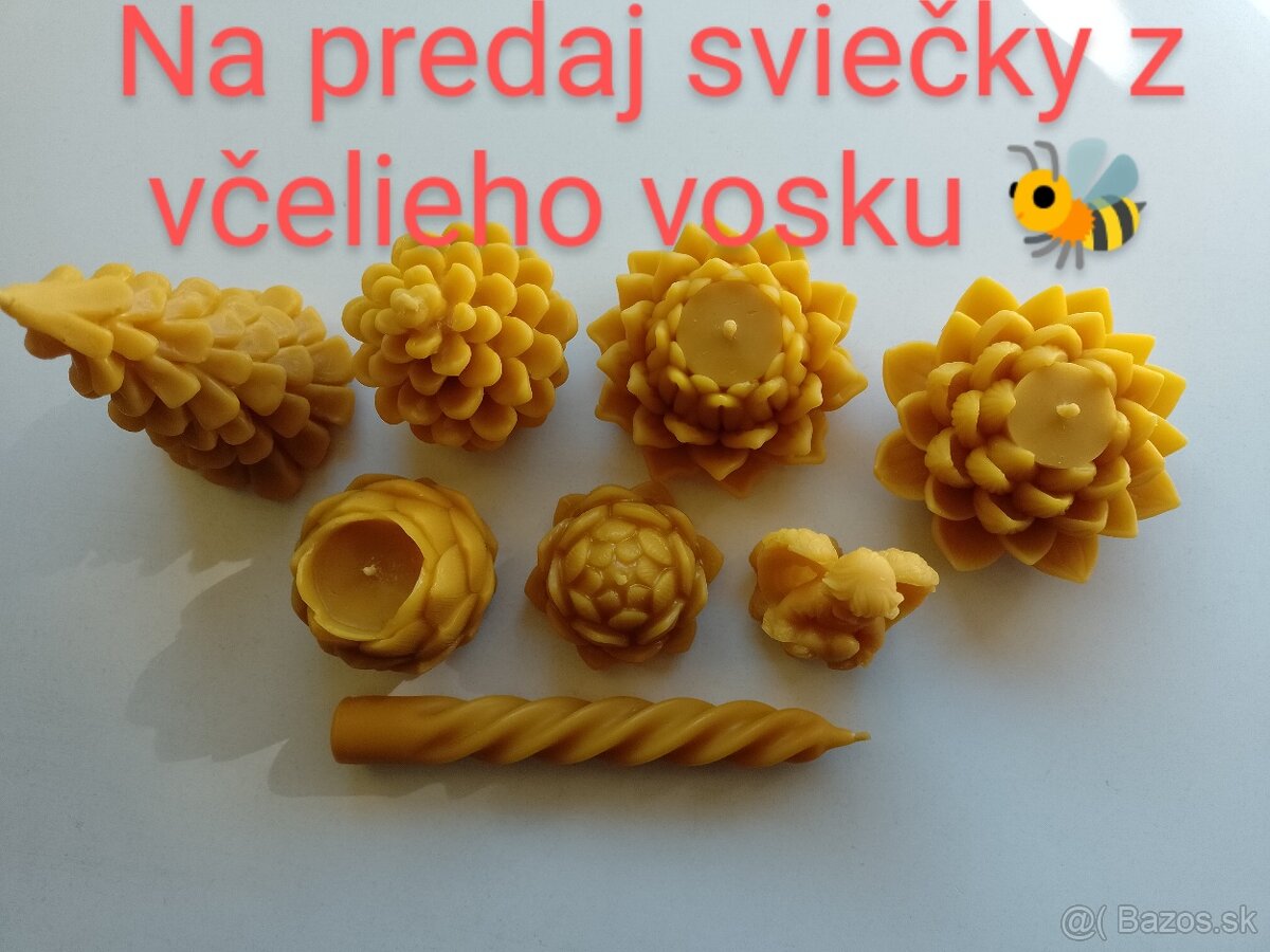 Sviečky z včelieho vosku