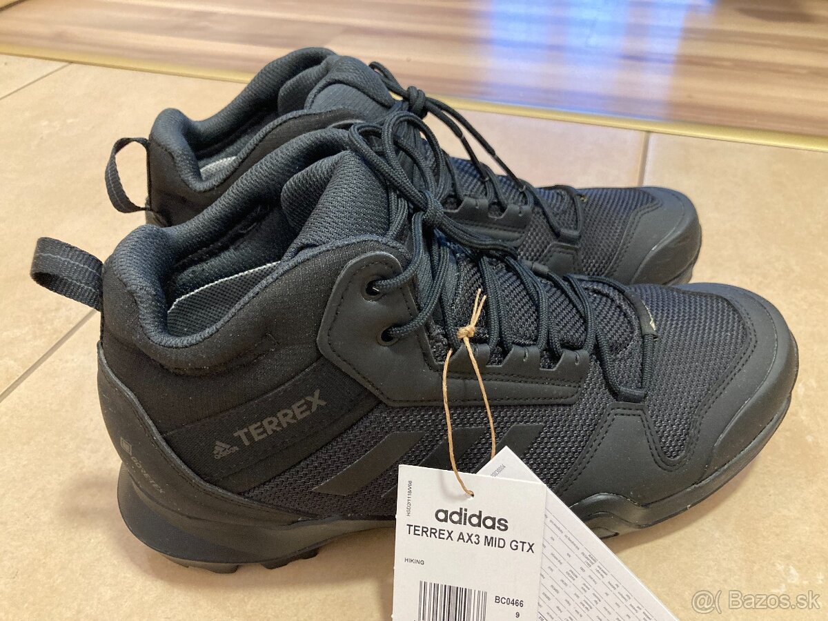 Adidas TERREX AX3 MID GTX - čierne