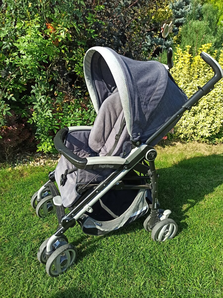 Kocik golfové palice Peg Perego Pliko P3 compact denim