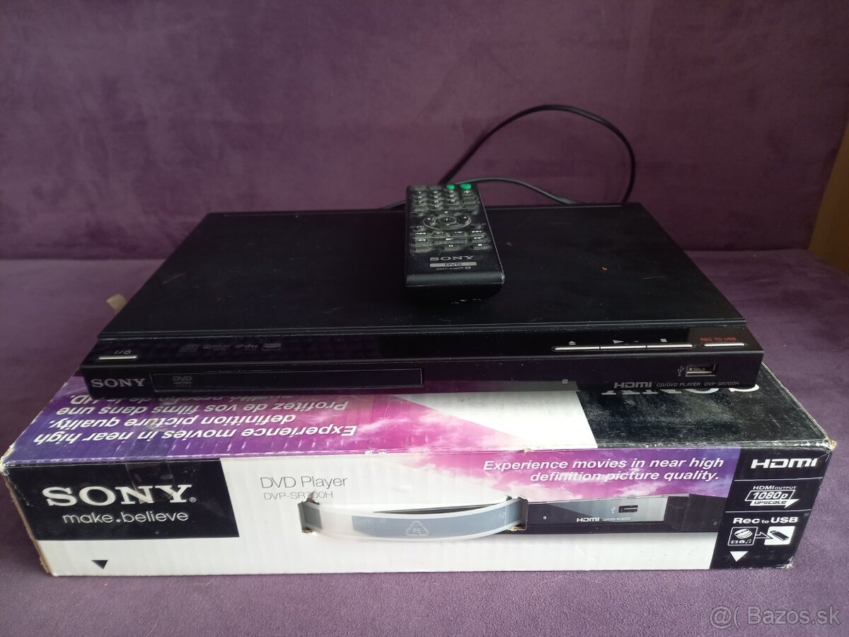 Predám DVD player Sony DVP-SR700H