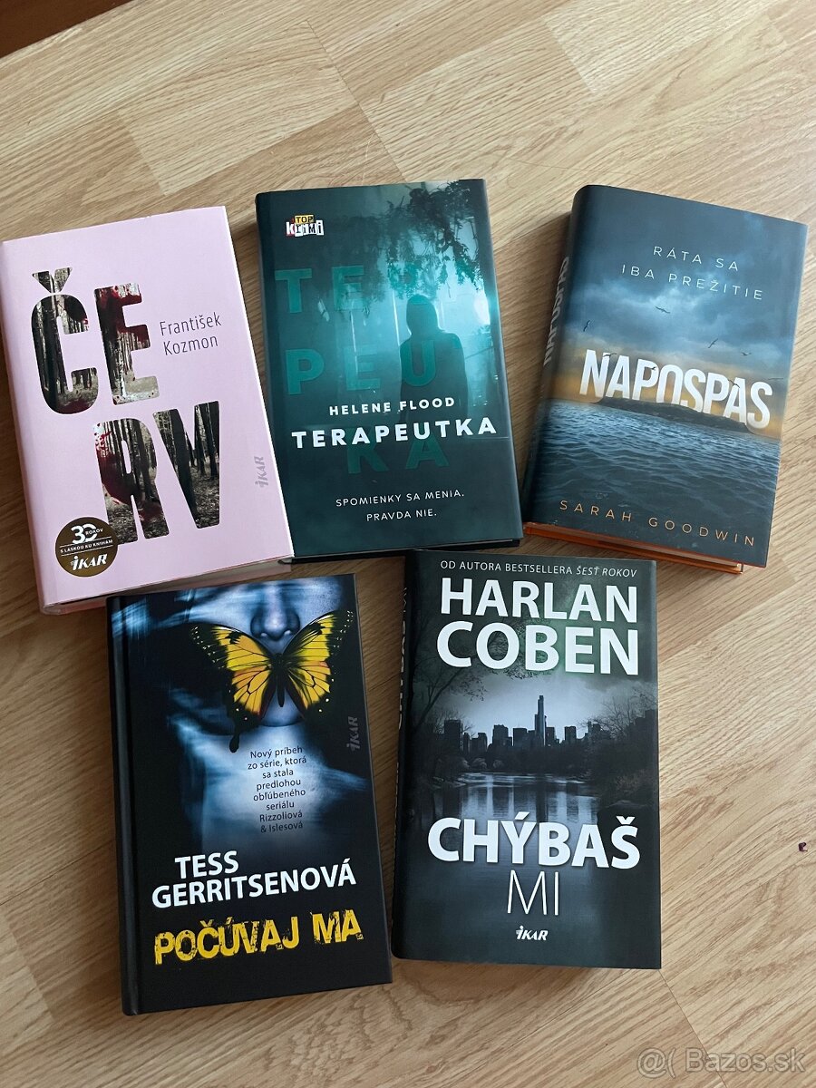 T. Gerritsenova, Harlan Coben a dalsie knihy