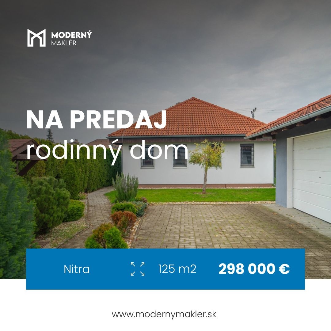 NA PREDAJ RODINNÝ DOM VO VYHĽADÁVANEJ ČASTI NITRY