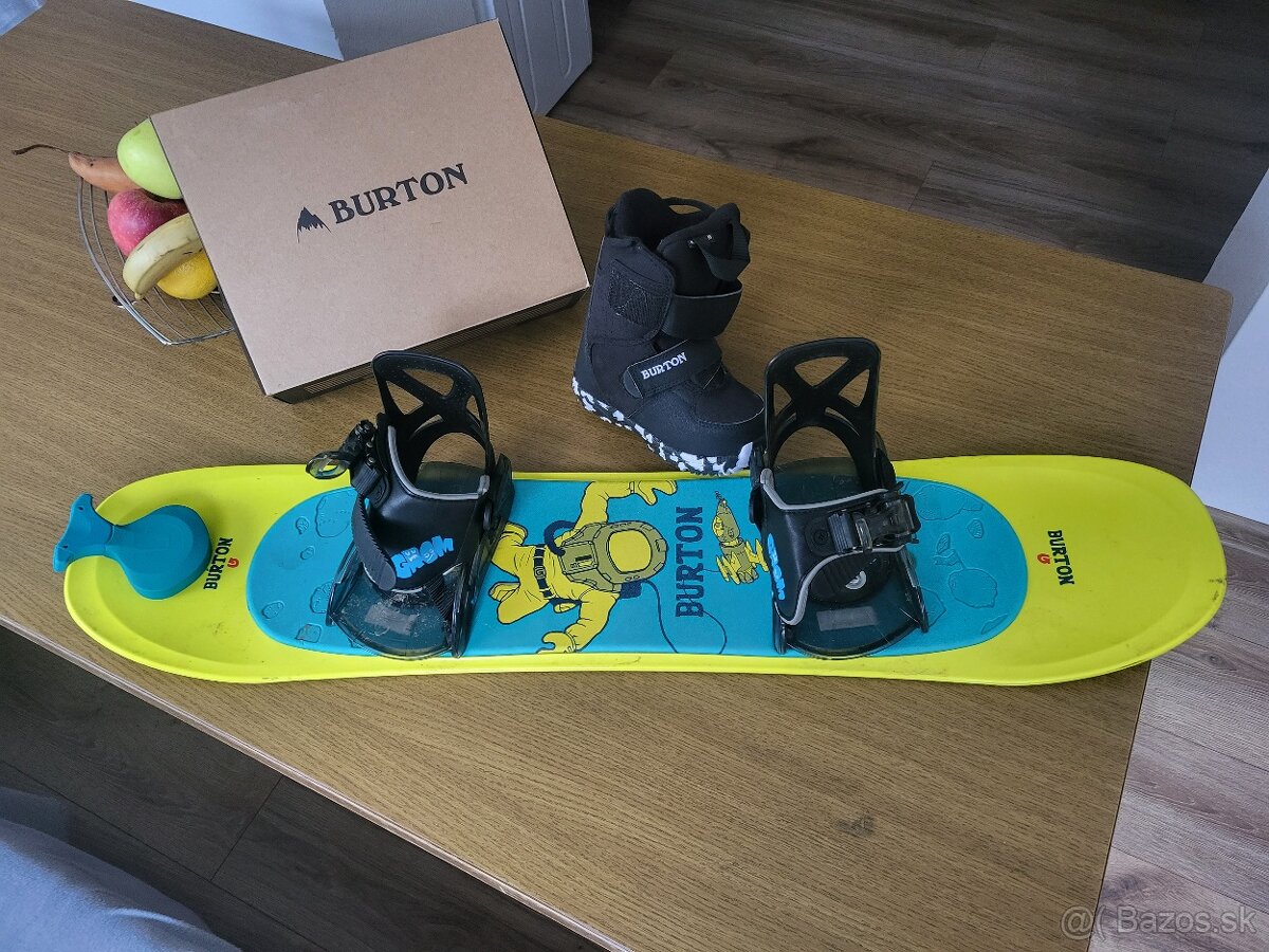 Detský snowboard Burton s topankami 90cm