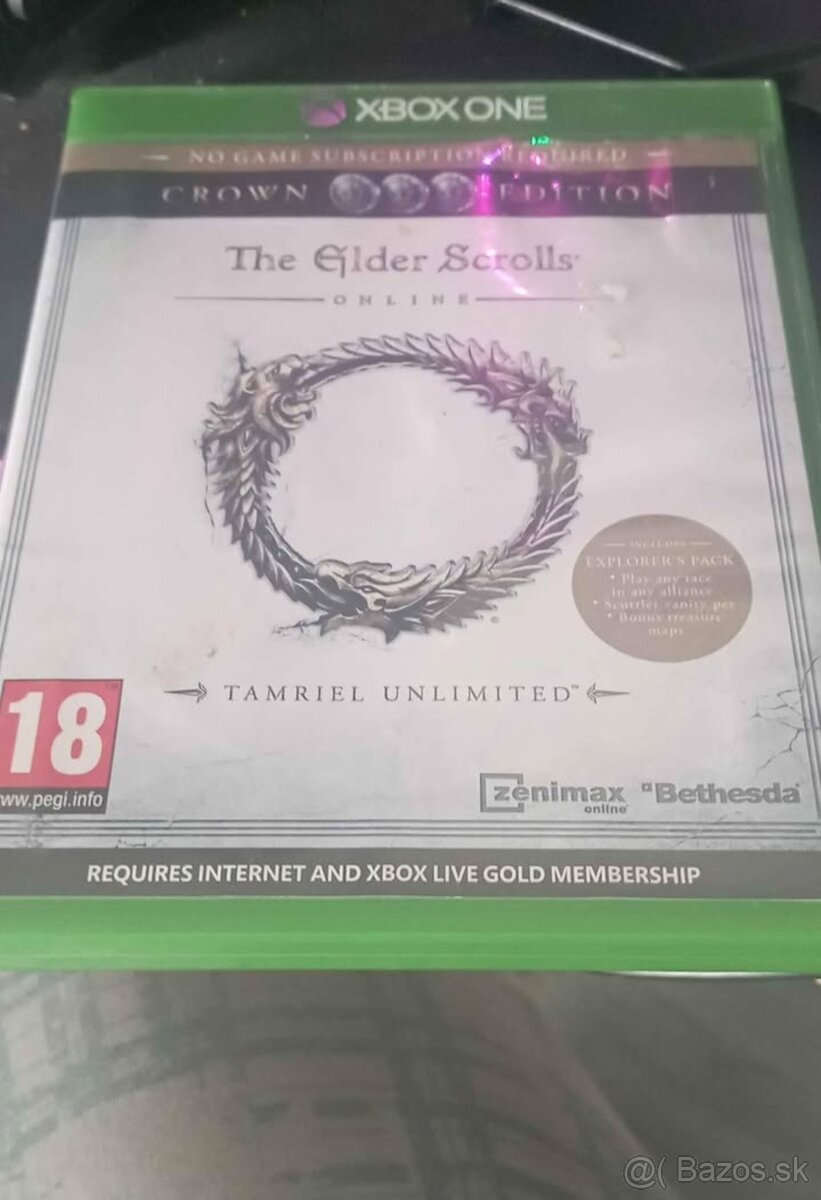 Predám hru na Xbox one the elder scrolls