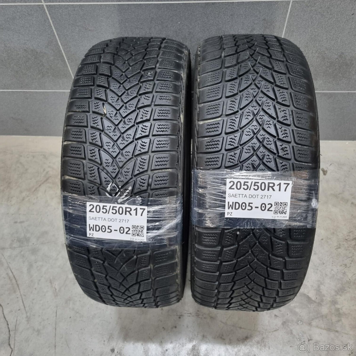 Zimné pneumatiky 205/50 R17 SAETTA DOT2717