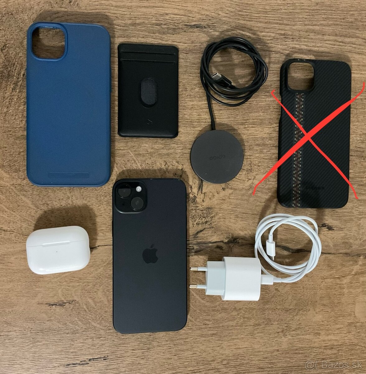 Apple iPhone 15 plus 128gb čierny Apple AirPods Pro (2. gene