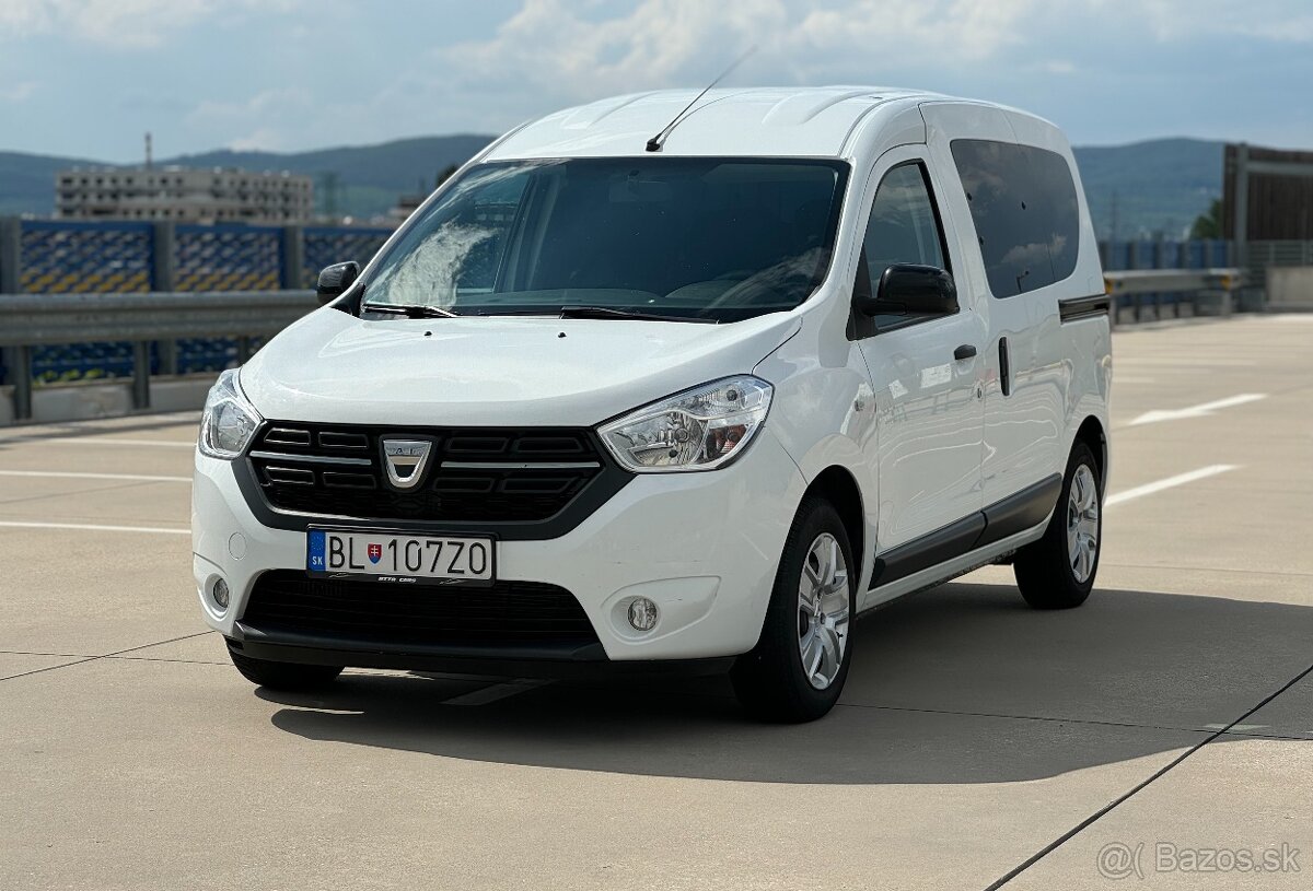 Dacia Dokker Benzín SR auto 1. majiteľ ročník 2020