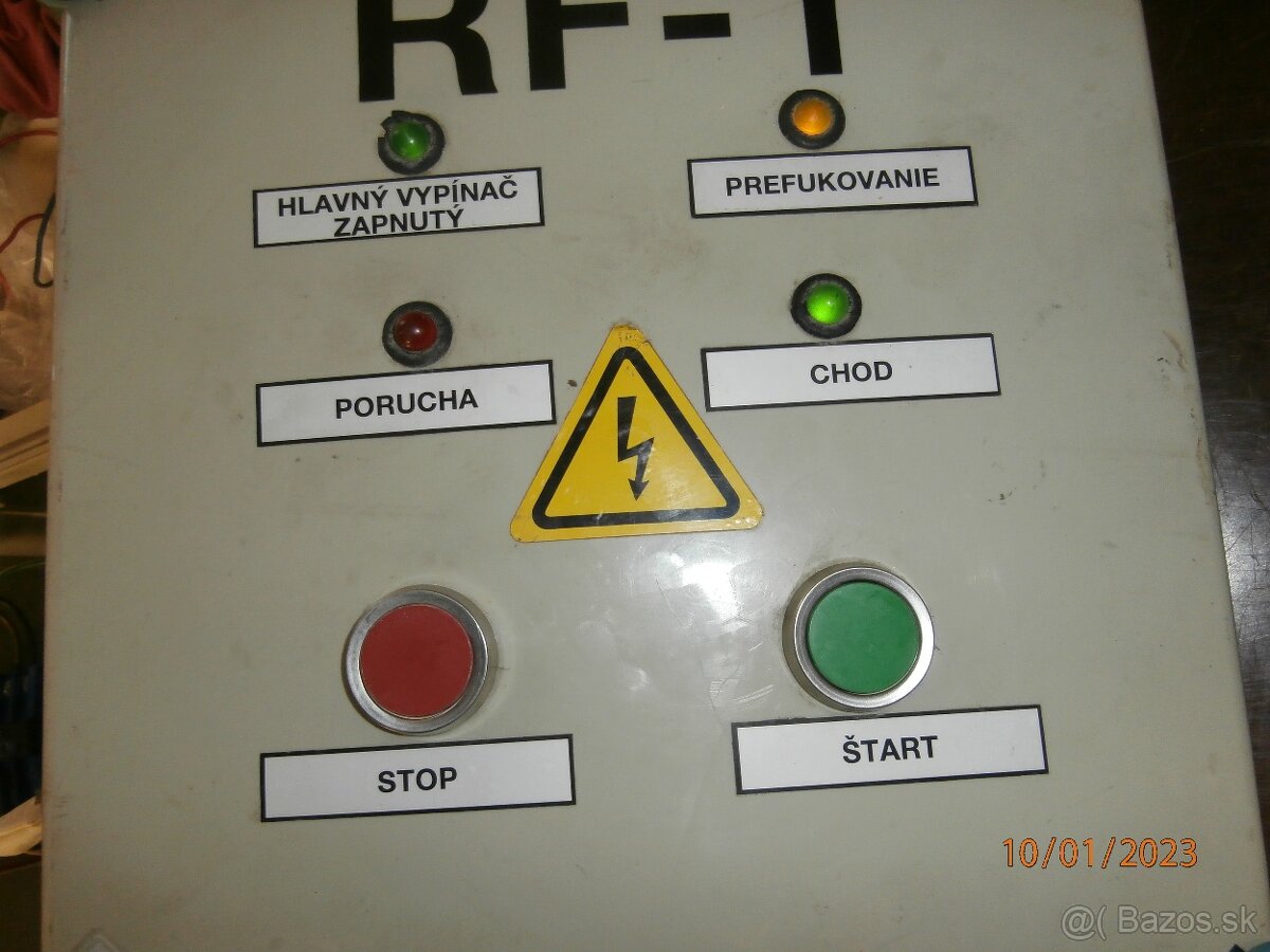 Ovladaci panel RF-1,ovladanie ventilatora.