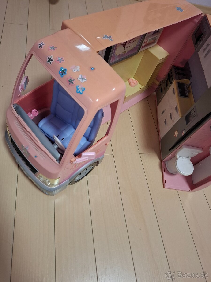 Barbie karavan+ auto, zn. Barbie