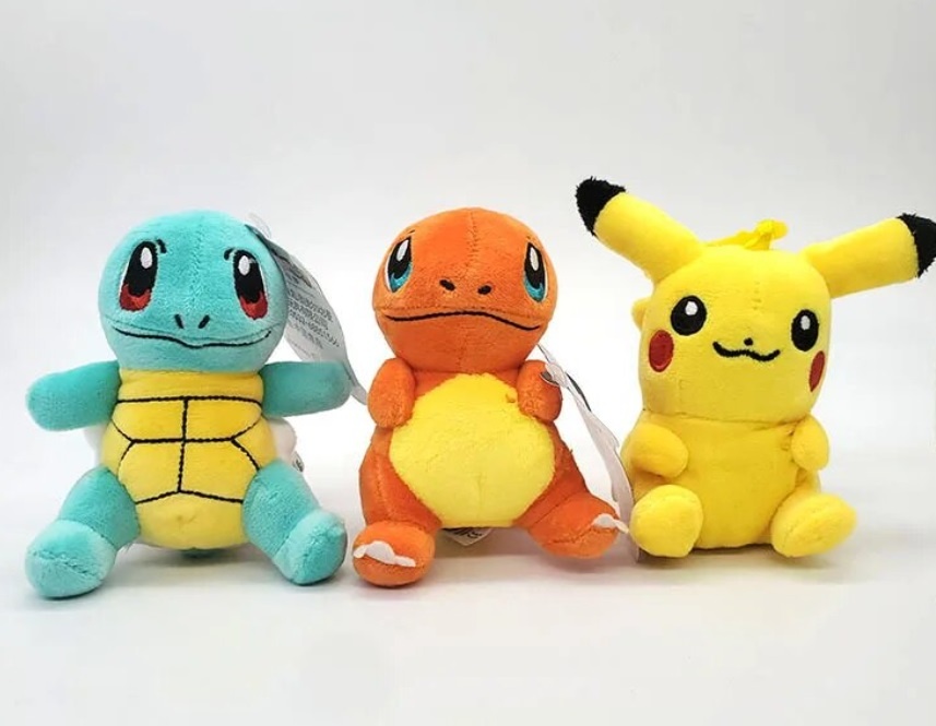 Plyšová pokémonová kľúčenka, veľkosť 10cm