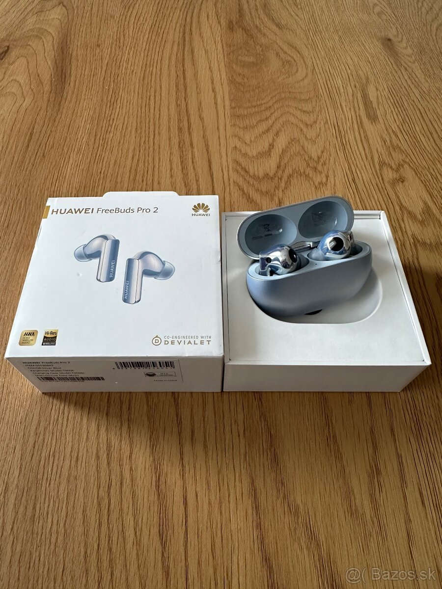 Huawei Free Buds Pro 2 Silver Blue - nepoužité