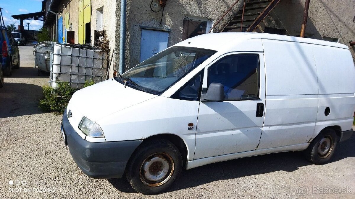 Fiat Scudo 1.9, r.v.1997 dočasne odhlásené