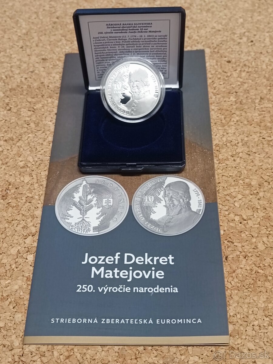 10 EUR Jozef Dekret Matejovie