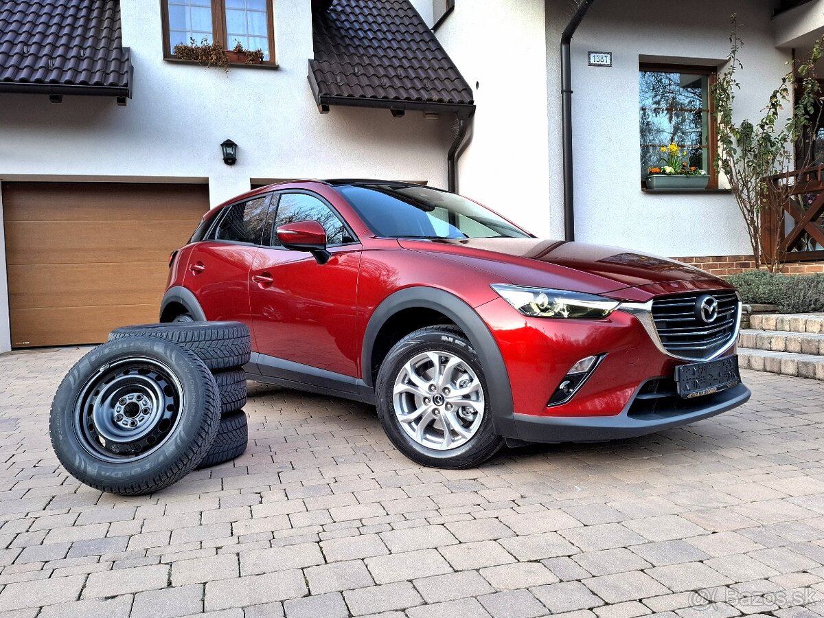 Mazda CX-3 benzín,8x aludisky, pravidelný servis