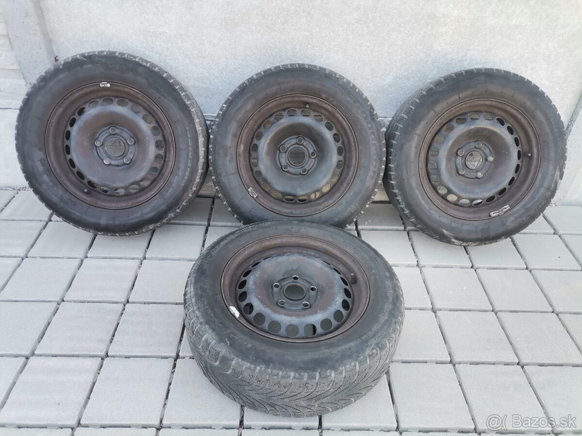 Plechové disky 5x112 R15 + 195/65 R15