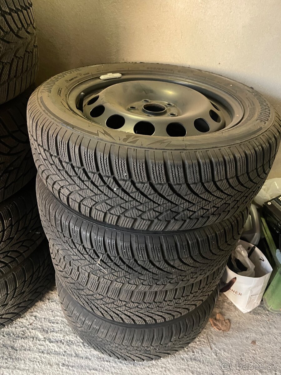 Zimnà sada 205/55R16 BRIDGESTONE Blizak 5x112R16