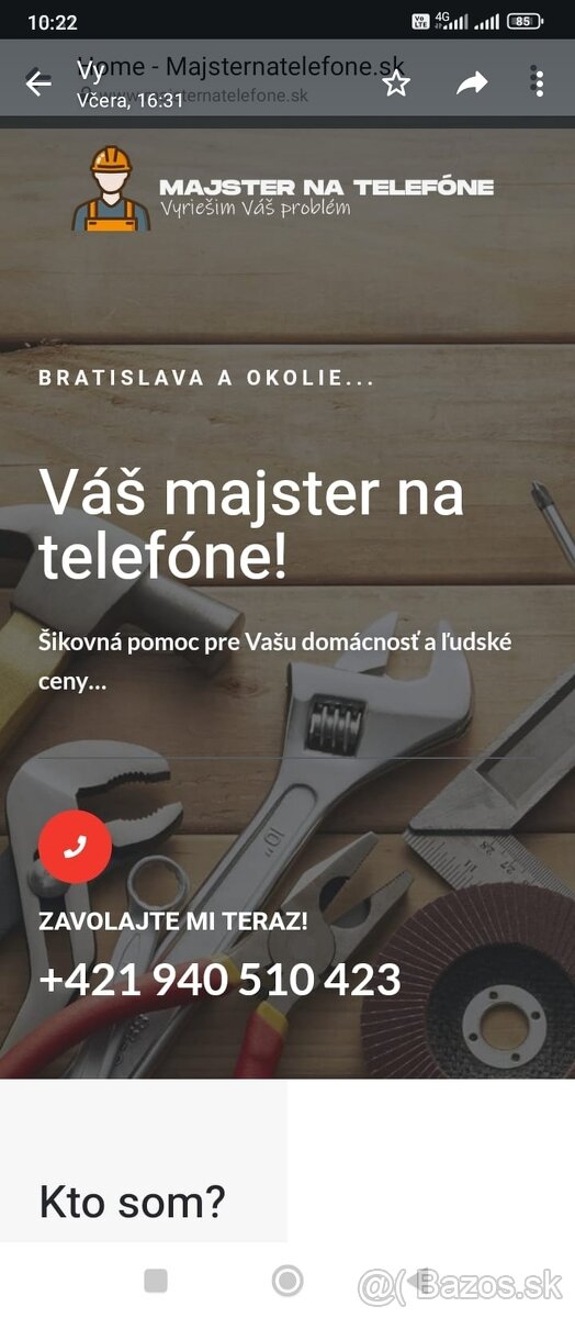 Hodinový manžel Bratislava Senec Pezinok