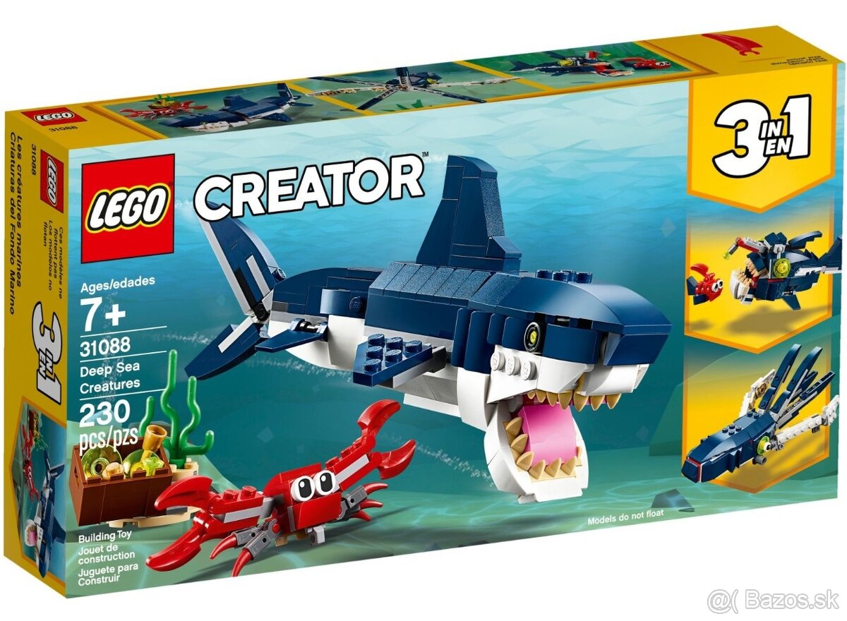 LEGO Creator 31088 - Hlbokomorské stvorenia