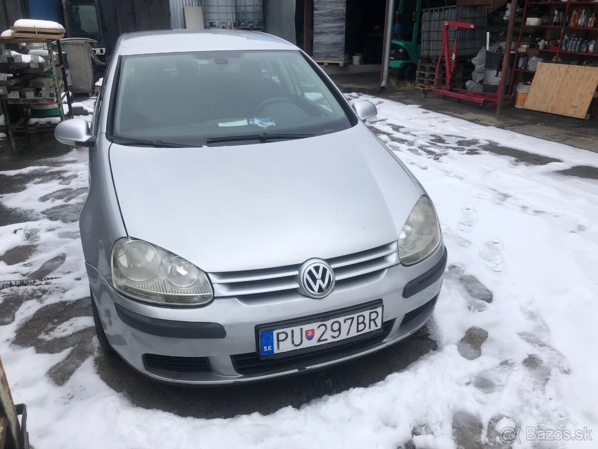 Predam vw golf 5 1.9tdi 77kw , rok vyroby 2005