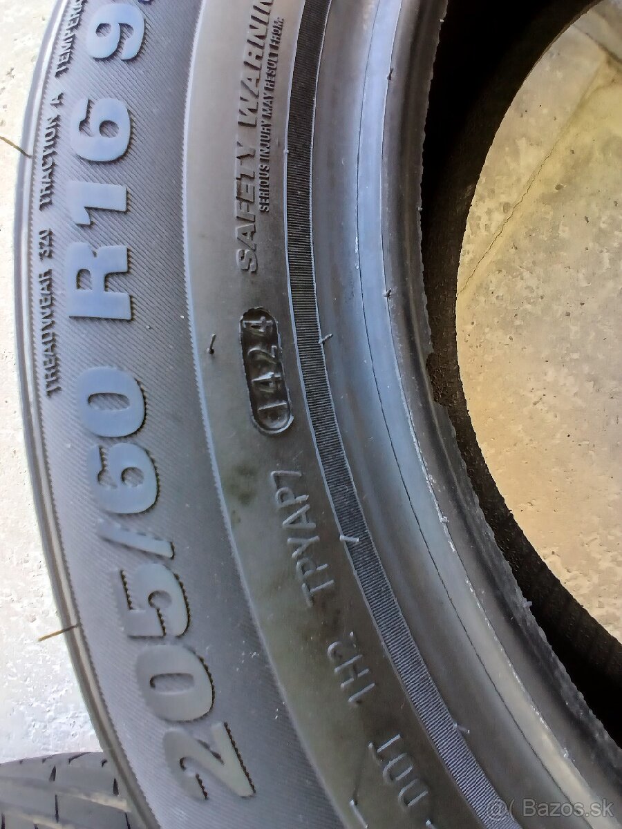 Predám letné pneumatiky 205/60 R16