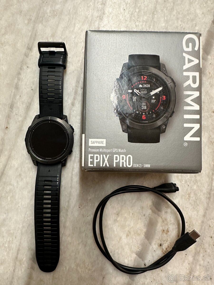 Garmin Epix 2 Pro, 51mm Sapphire Titanium