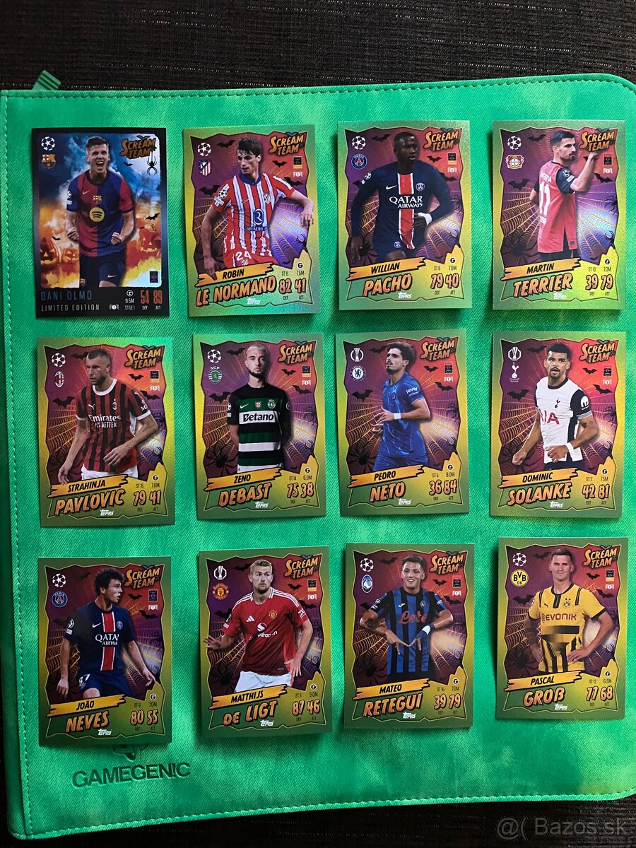 Topps match attax 24/25 update SCREAM TEAM