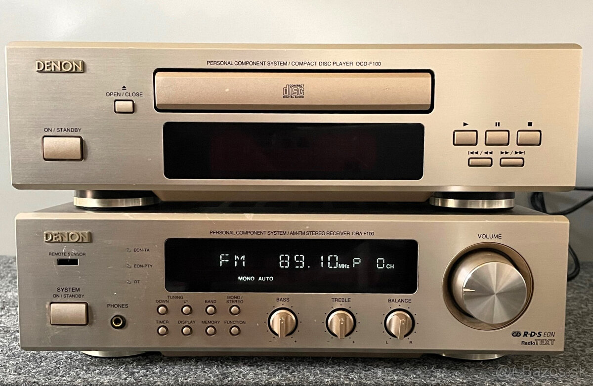 Denon DRA-F100 +  DCD-F100