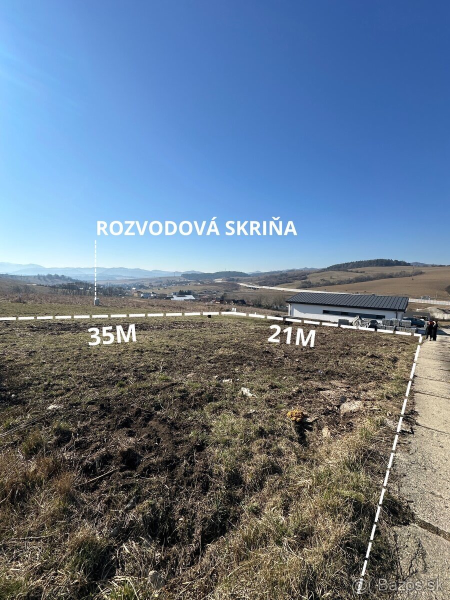 Stavebný pozemok Ovčiarsko 733 m²