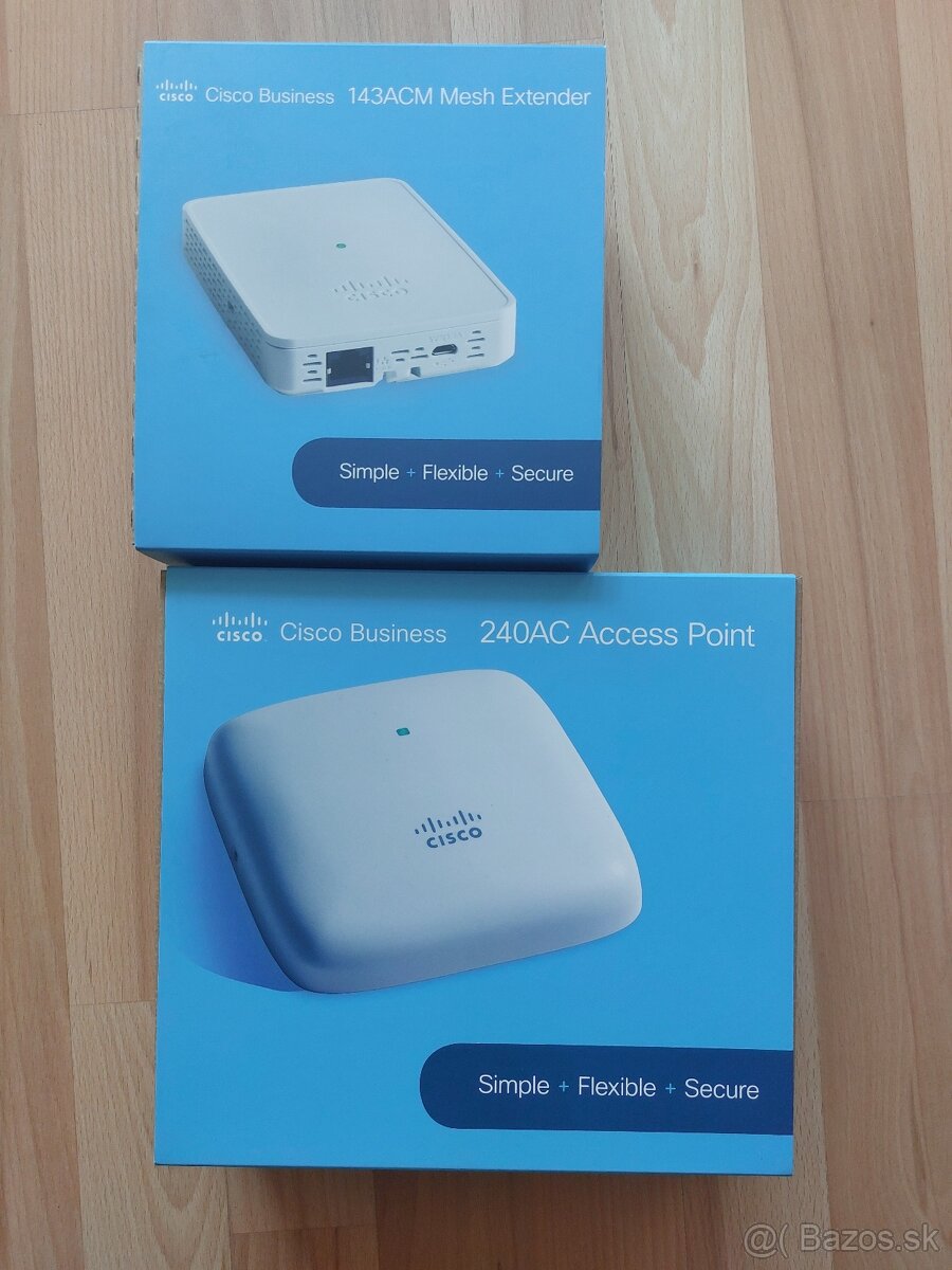 Cisco business 240ac access point + 143acm mesh extender