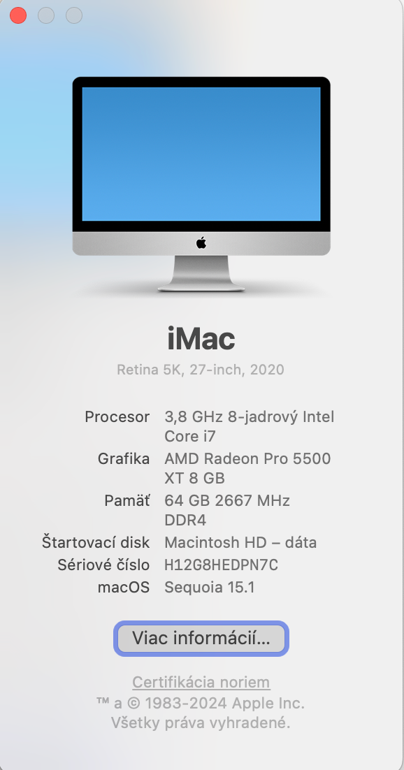 iMac Retina 5K 27 2020