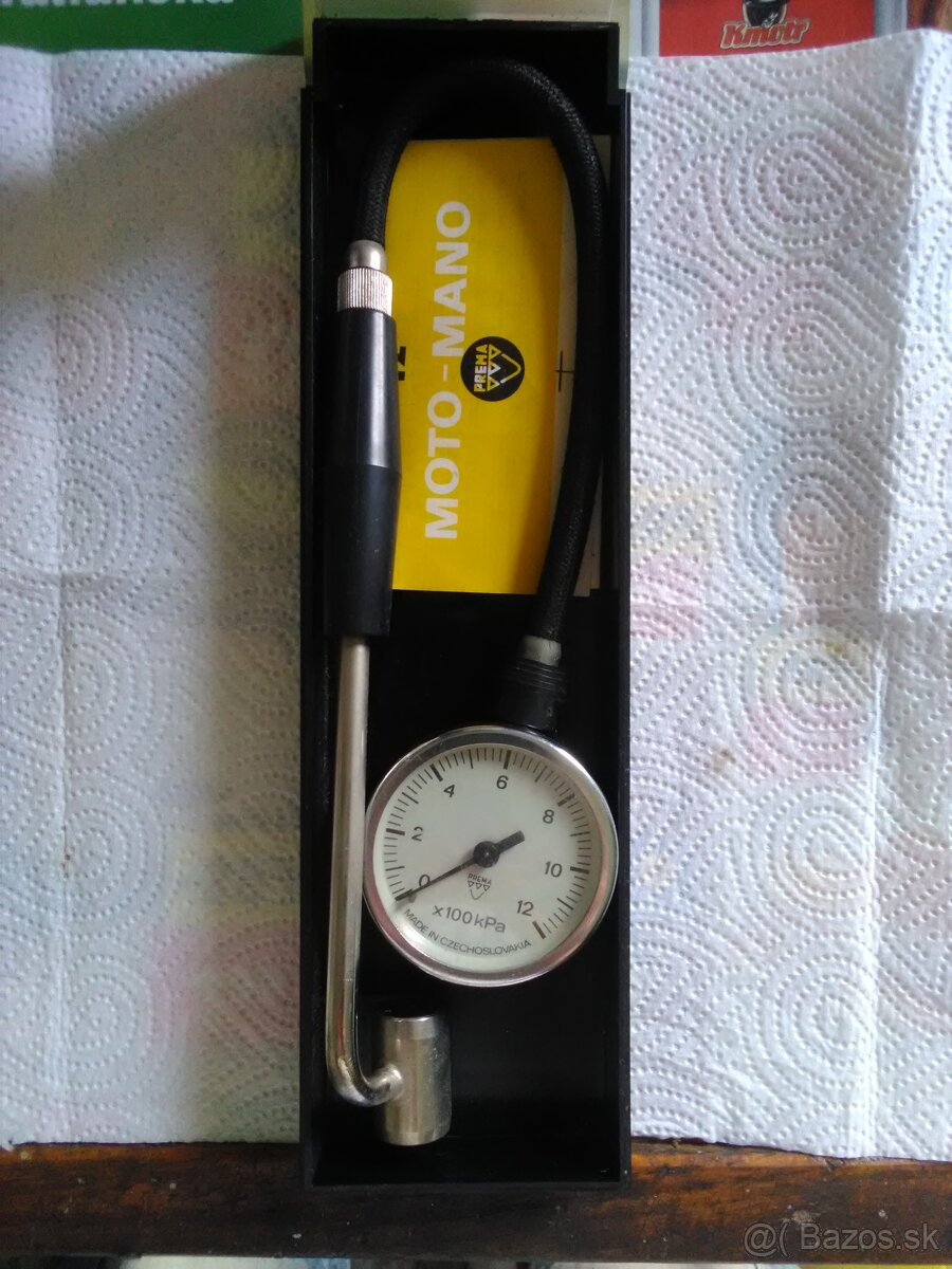 Moto manometer MADE IN CZECHOSLOVAKIA