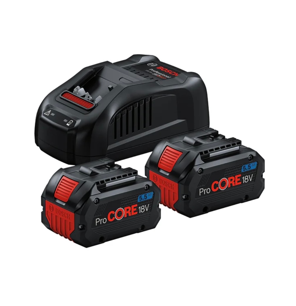 BOSCH 2x5.5A ProCore baterka+nabíjačka