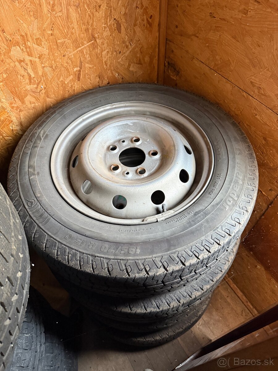 Letné pneumatiky s diskami 195/70 R15 C