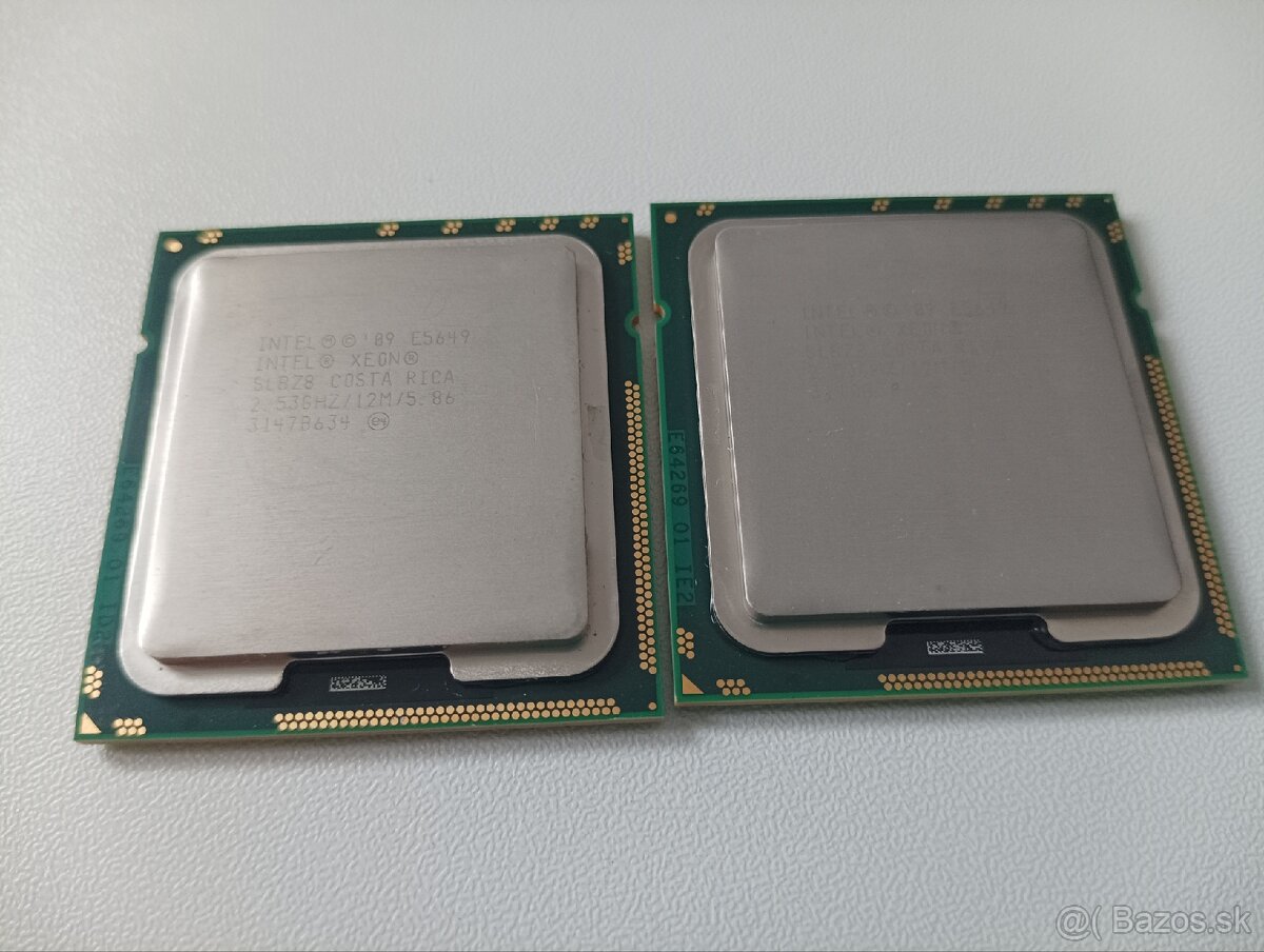 Predám CPU AMD a Intel Xeon