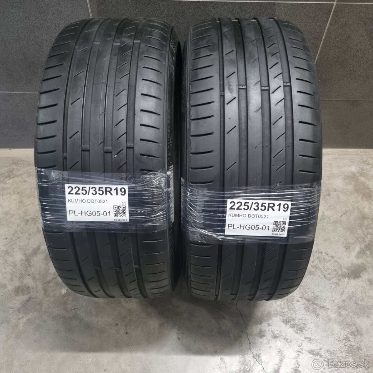 225/35 R19 KUMHO pár letných pneumatík