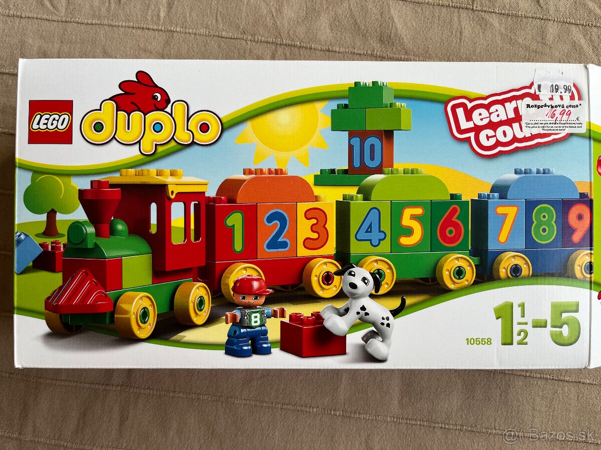 Lego duplo 10558 vláčik s číslami