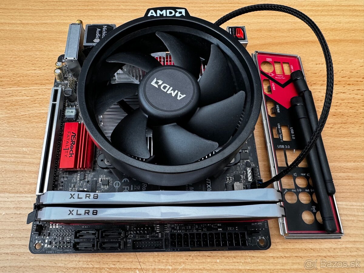 AsRock Fatality AB350 Gaming Mini ITX + CPU RAM SSD